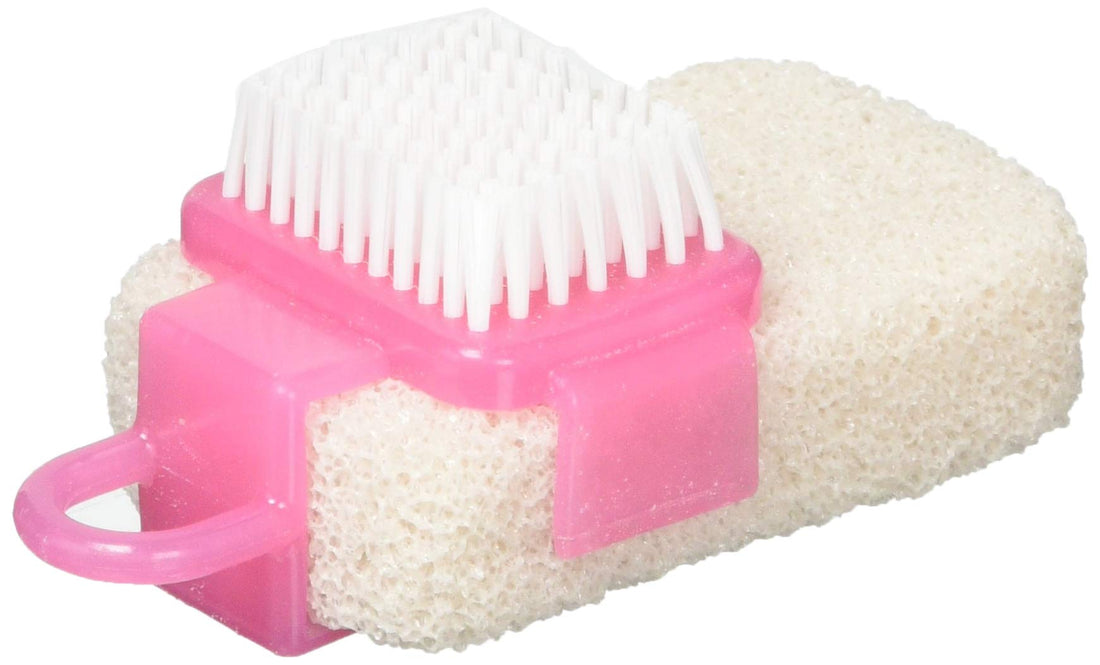 Ohe Bath Mate Pumice Stone Brush Set with Hook