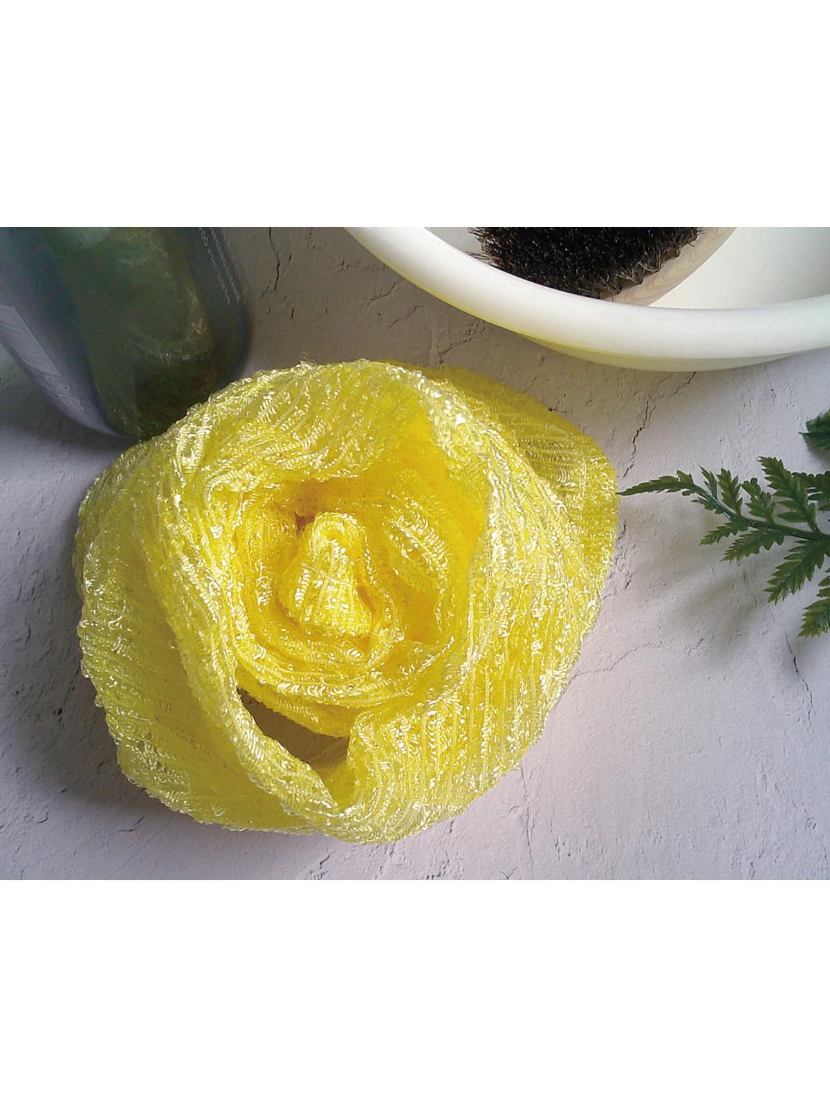 Ohe Body Towel Yellow 28cm x 100cm Antibacterial Soft Texture