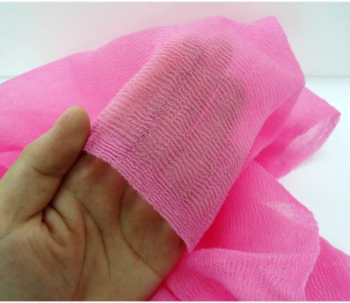 Ohe Body Towel Pink Long Size 28x110cm for Easy Washing