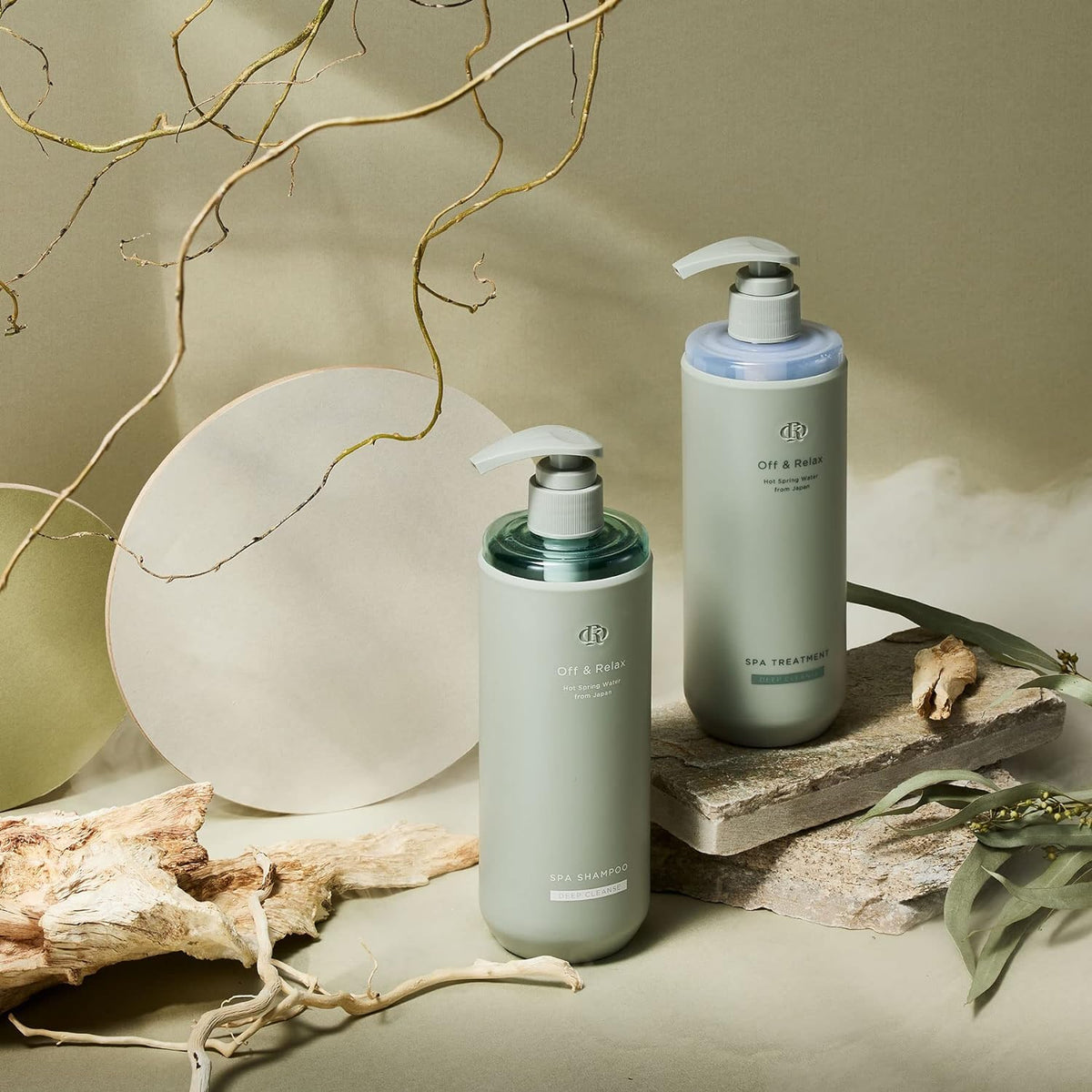 Off&amp;Relax Shampoo et Traitement Capillaire 460ml avec Parfum Forestier