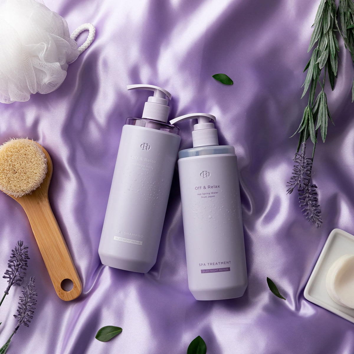 Off&amp;Relax Shampoo Réparateur Silky Night 460ml au Musc Violet
