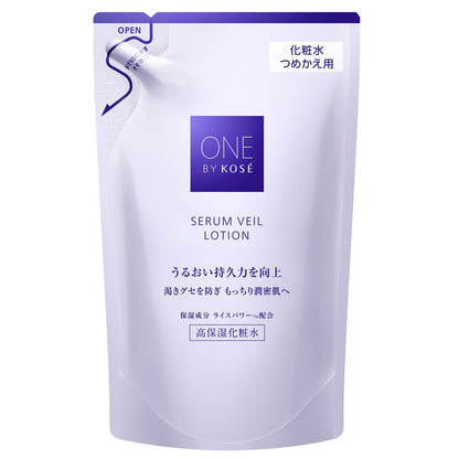ONE BY KOSE Serum Veil Lotion Refill 160ml Hydrating Japanese Skincare