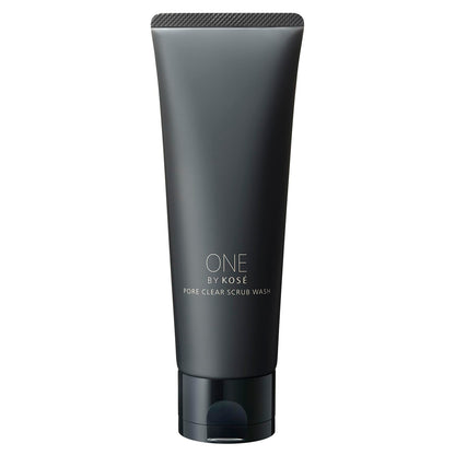 ONE BY KOSE Pore Clear Scrub Wash 130g for Japanese Skincare