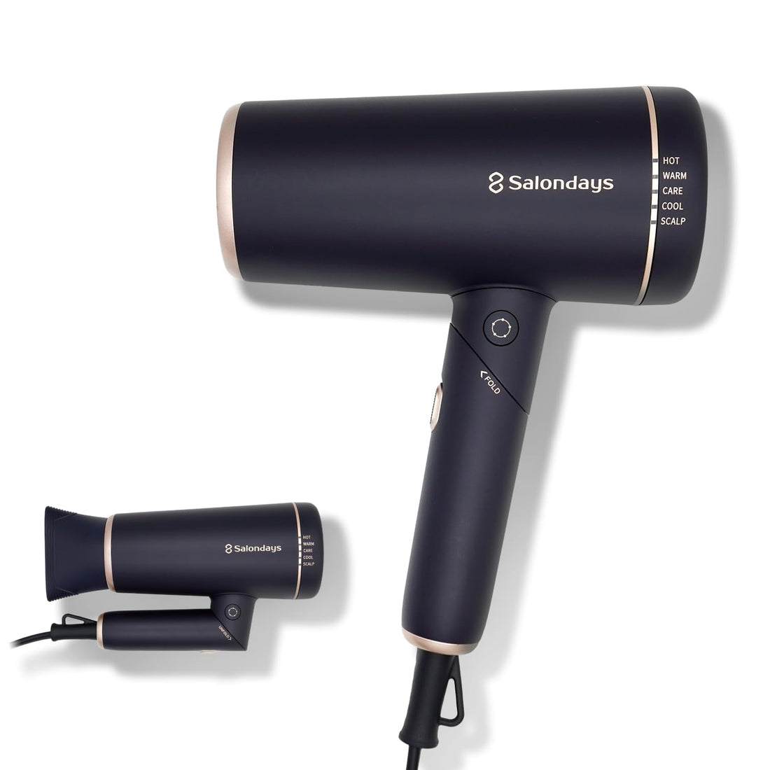 Onedam Overseas-Compatible Hair Dryer SHD-501F, Black