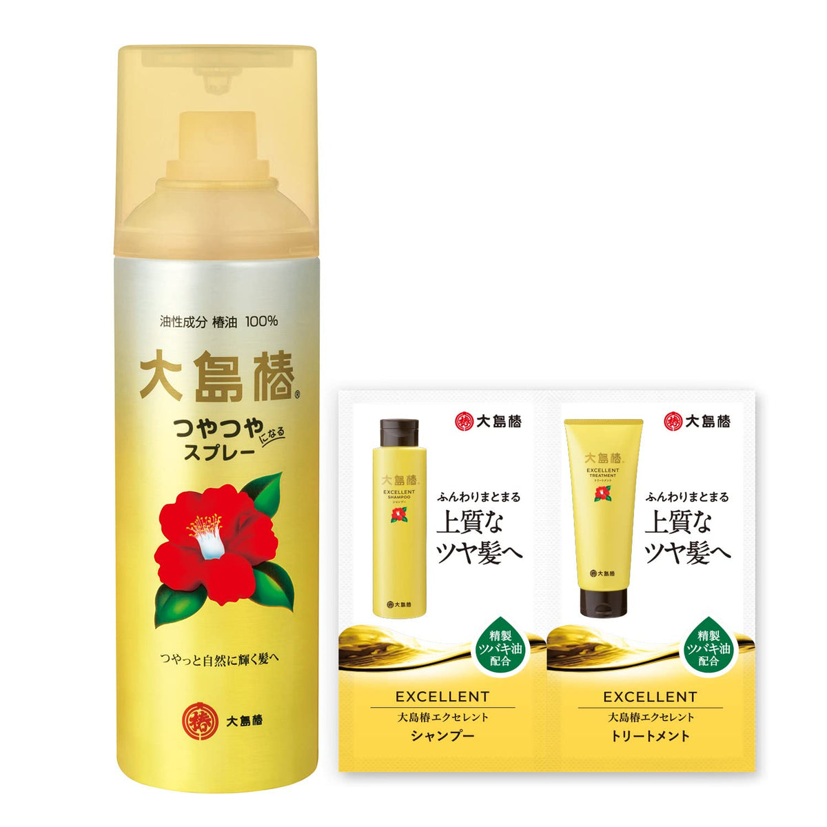 Ooshimatsubaki Hair Spray with 100% Camellia Oil 140g