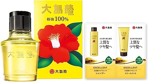 Ooshimatsubaki Camellia Oil 100% Multi-Purpose Hair Oil with Bonus 40mL
