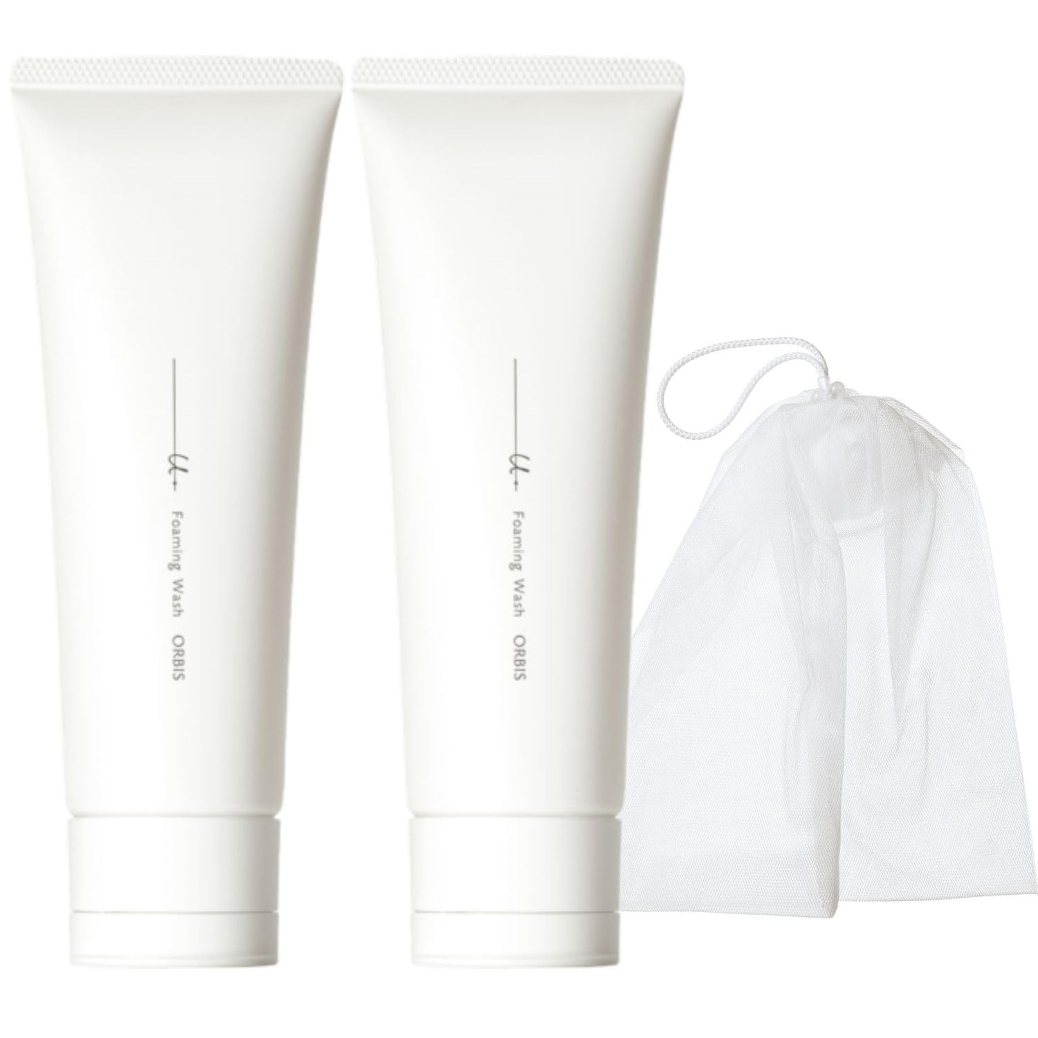 ORBIS Foaming Wash Set with Whipping Net for Japanese Skincare