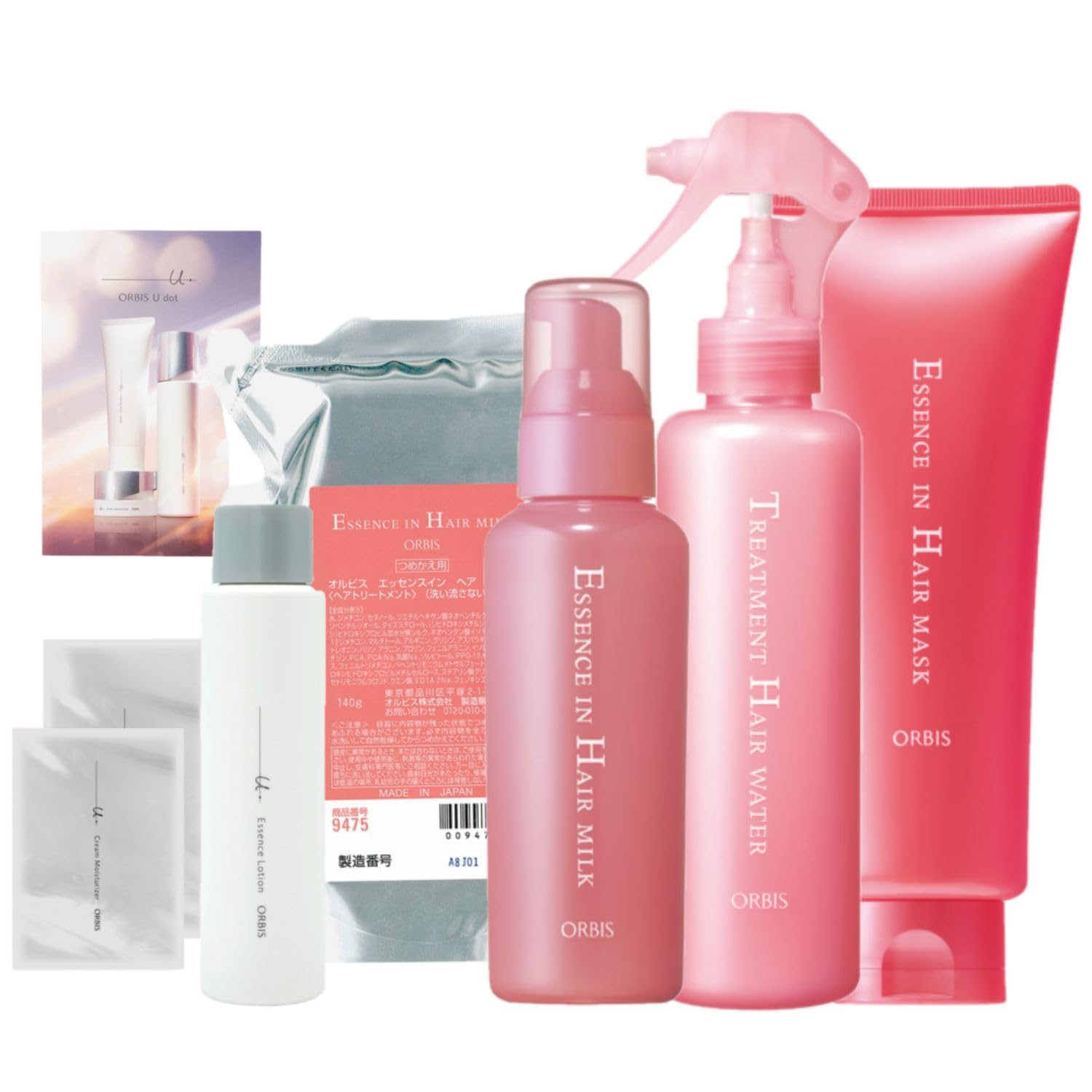 ORBIS Total Care Hair Milk and Mini Lotion Set for Japanese Skincare