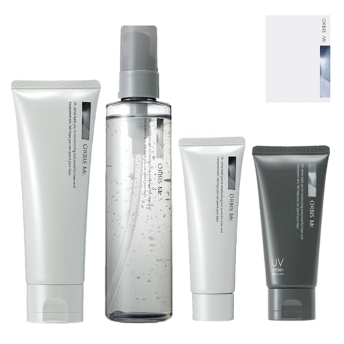 ORBIS Mr. Skin Care 3 Step UV Set for Men with Sunscreen