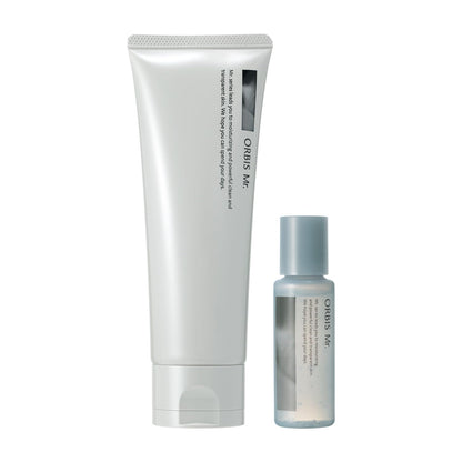 ORIBS Mr. Foaming Wash 120g and Essence Lotion Mini Set