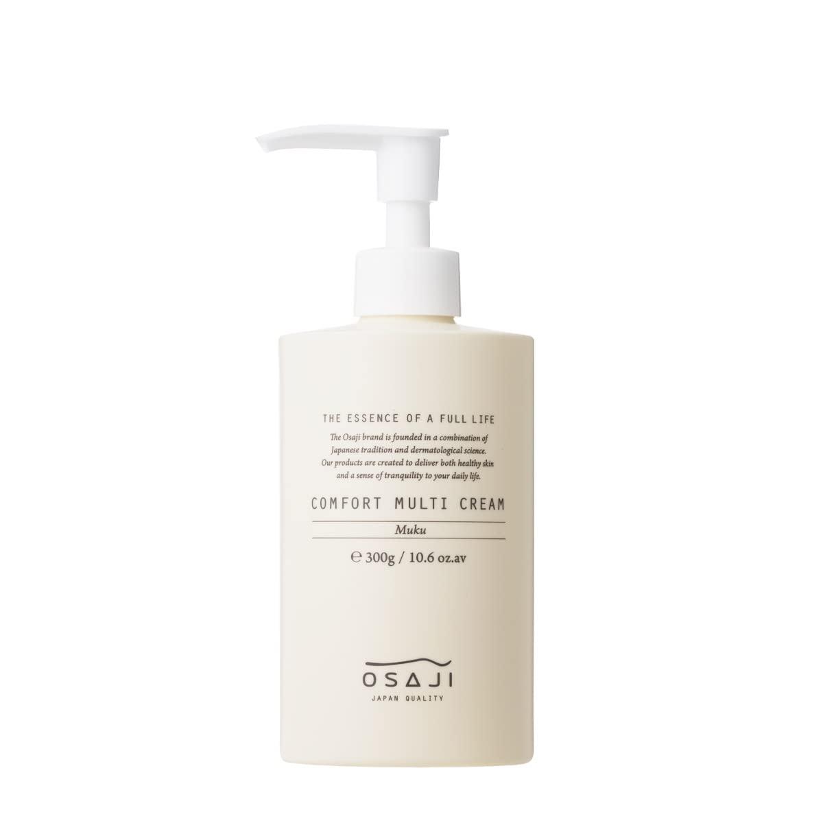OSAJI Comfort Multi Cream Body Cream 300g for Japanese Skincare