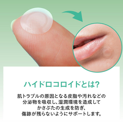 OTOKOKAKUMEI CICA Clear Patch 36 Count Hydrocolloid Spot Treatment
