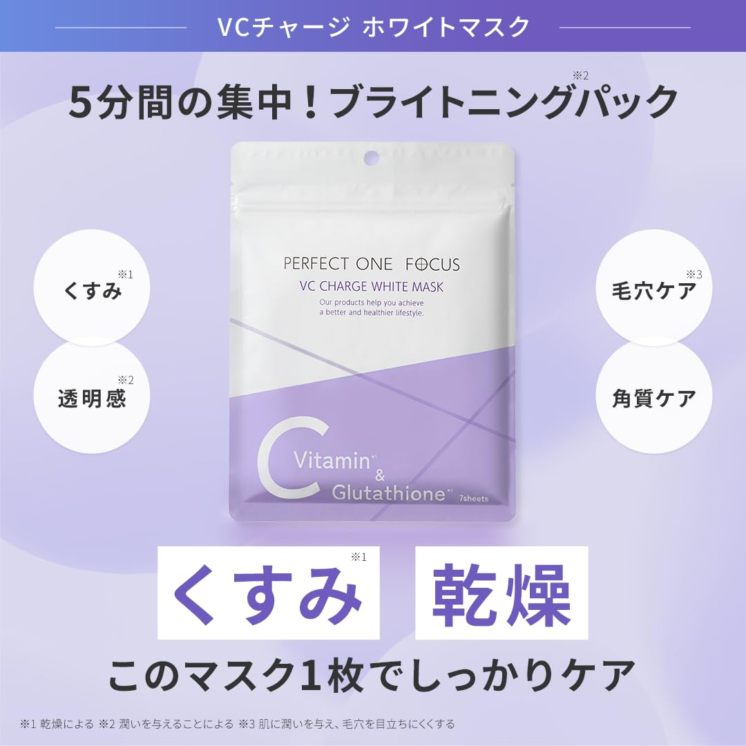 PERFECT ONE FOCUS White Mask Set with Hydration and Brightening Benefits