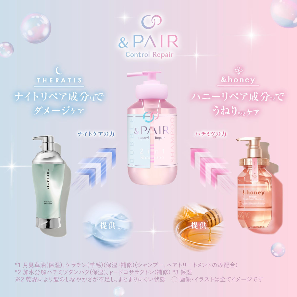 &amp;PAIR Control Repair Treatment 350g for Japanese Hair Care
