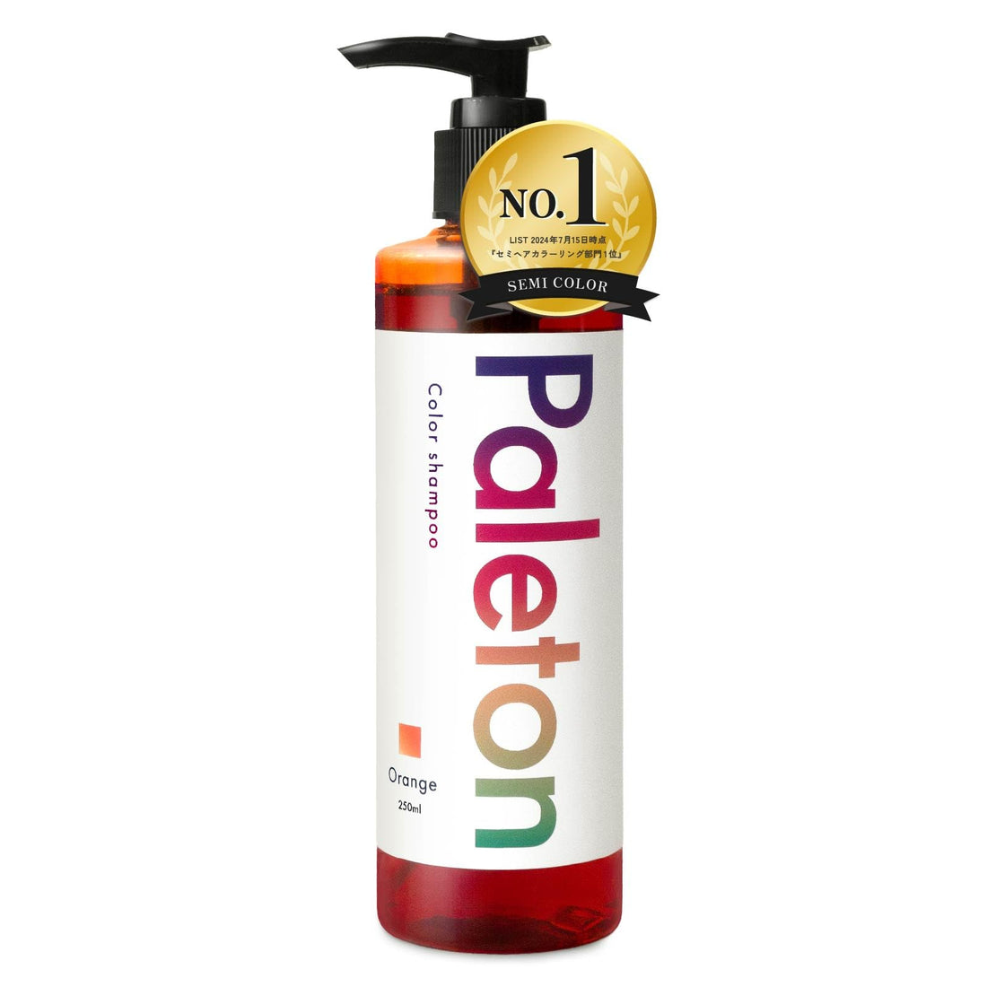 Paleton Orange Shampoo for Bleach Care, Orange Color Shampoo, Damage Repair, Salon-Exclusive, 250g