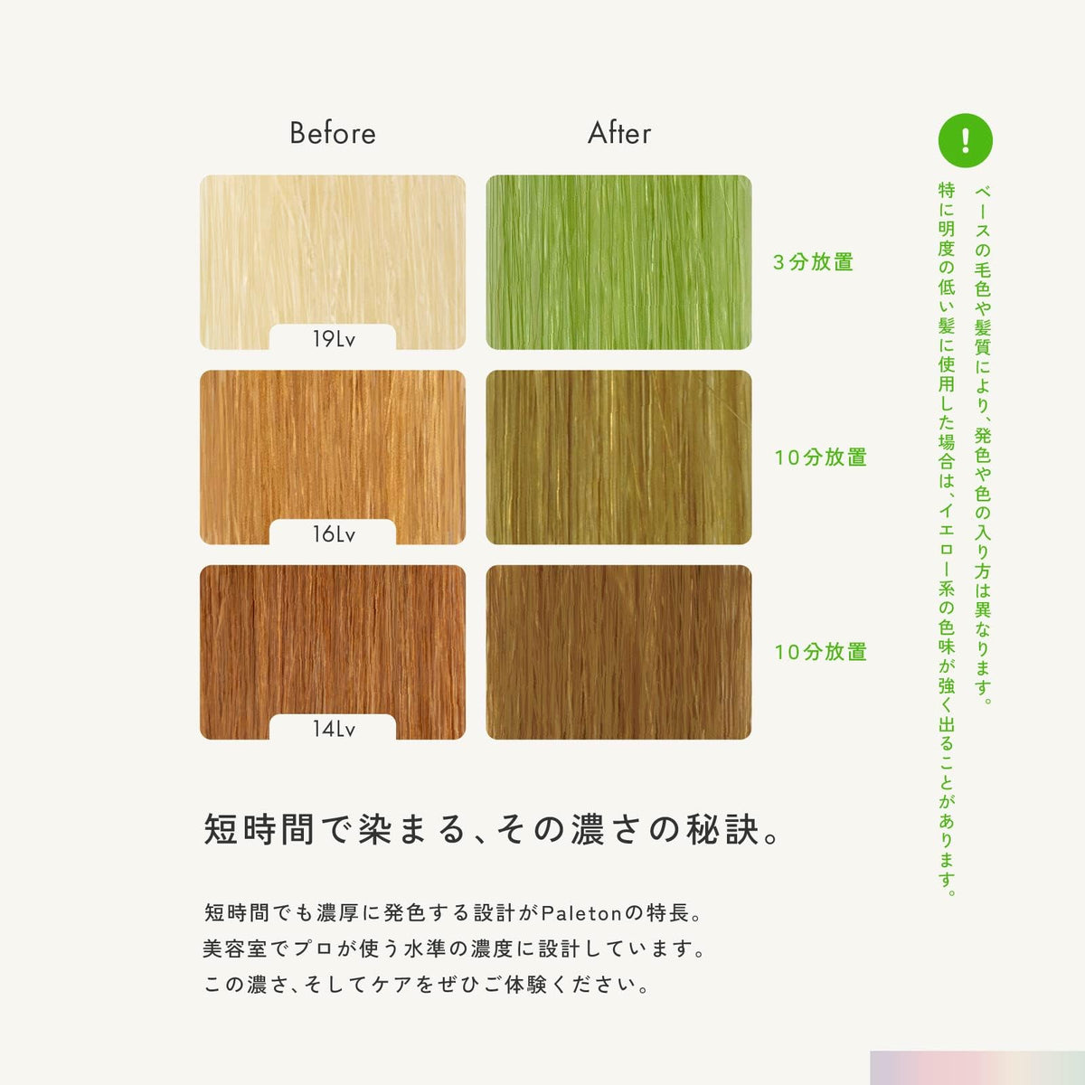 Paleton Green Shampoo for Bleached Hair Care 250g