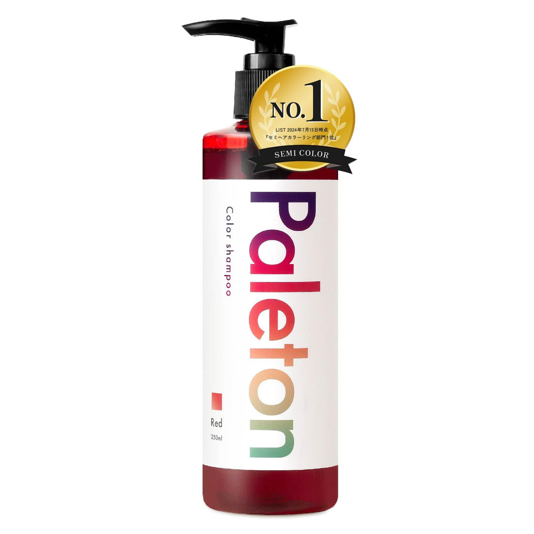 Paleton Red Shampoo for Bleach Care, Red Color Shampoo, Damage Repair, Salon-Exclusive 250g