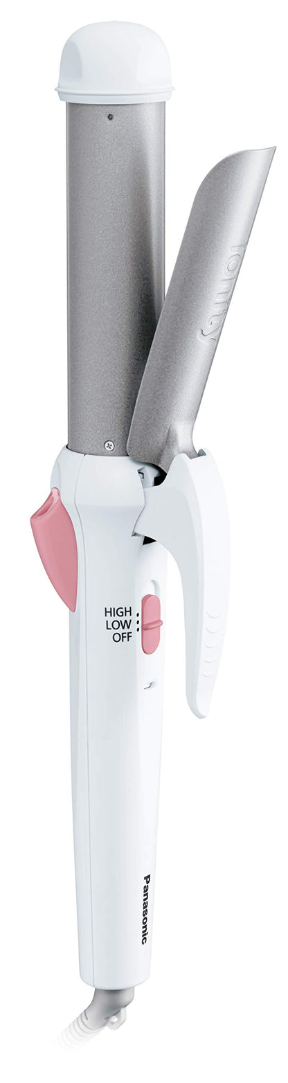 Panasonic Ionic Curling Iron 32mm EH-HT13-W Hair Curler with Negative Ions &amp; Fluorine Coating White
