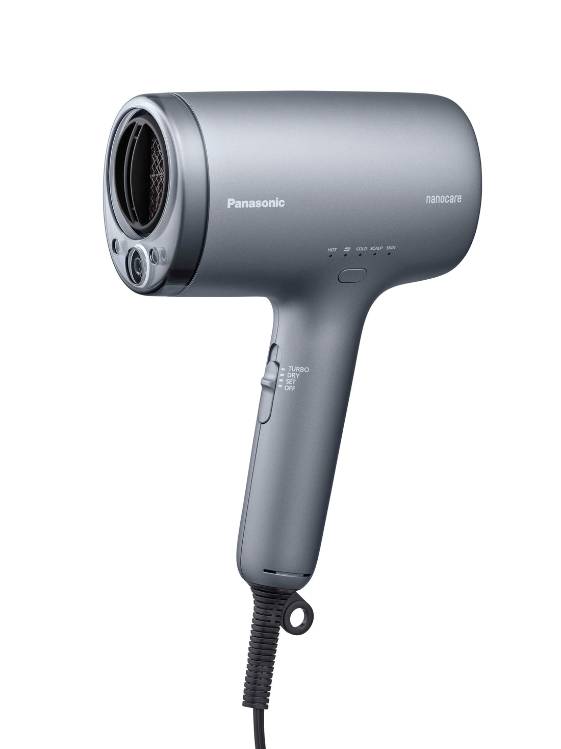 Panasonic nanocare Hair Dryer, High Airflow, Fast Drying, nanoe & Mineral EH-NA9M-H, Noble Gray