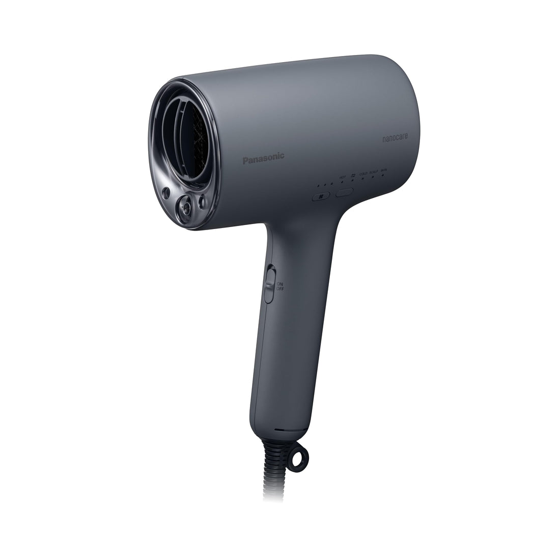 Panasonic Hair Dryer Nanoe EH-NA0K-K with High-Penetration Nanoe and Minerals, Compact, Night Cap Nozzle, Charcoal Black