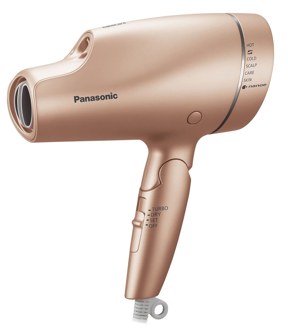 Panasonic Nanoe Hair Dryer with Nanoe &amp; Mineral, Overseas-Compatible, Pink Gold EH-NA9F-PN