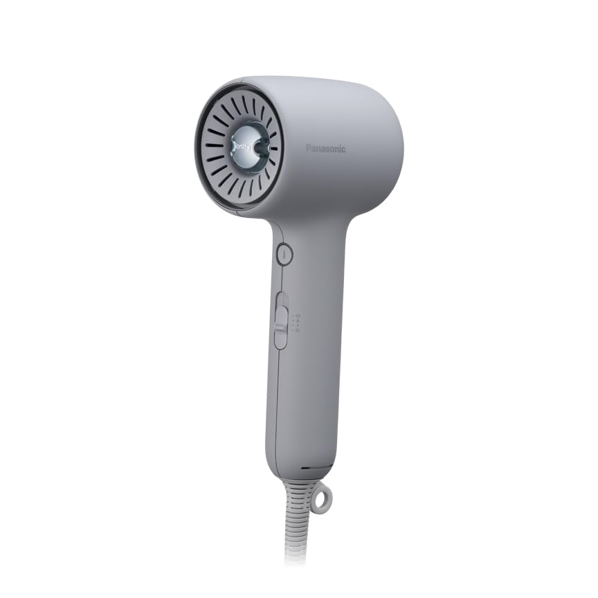 Panasonic Ionity W Mineral & Negative Ion Compact High-Airflow Hair Dryer, Modern Gray EH-NE8N-H