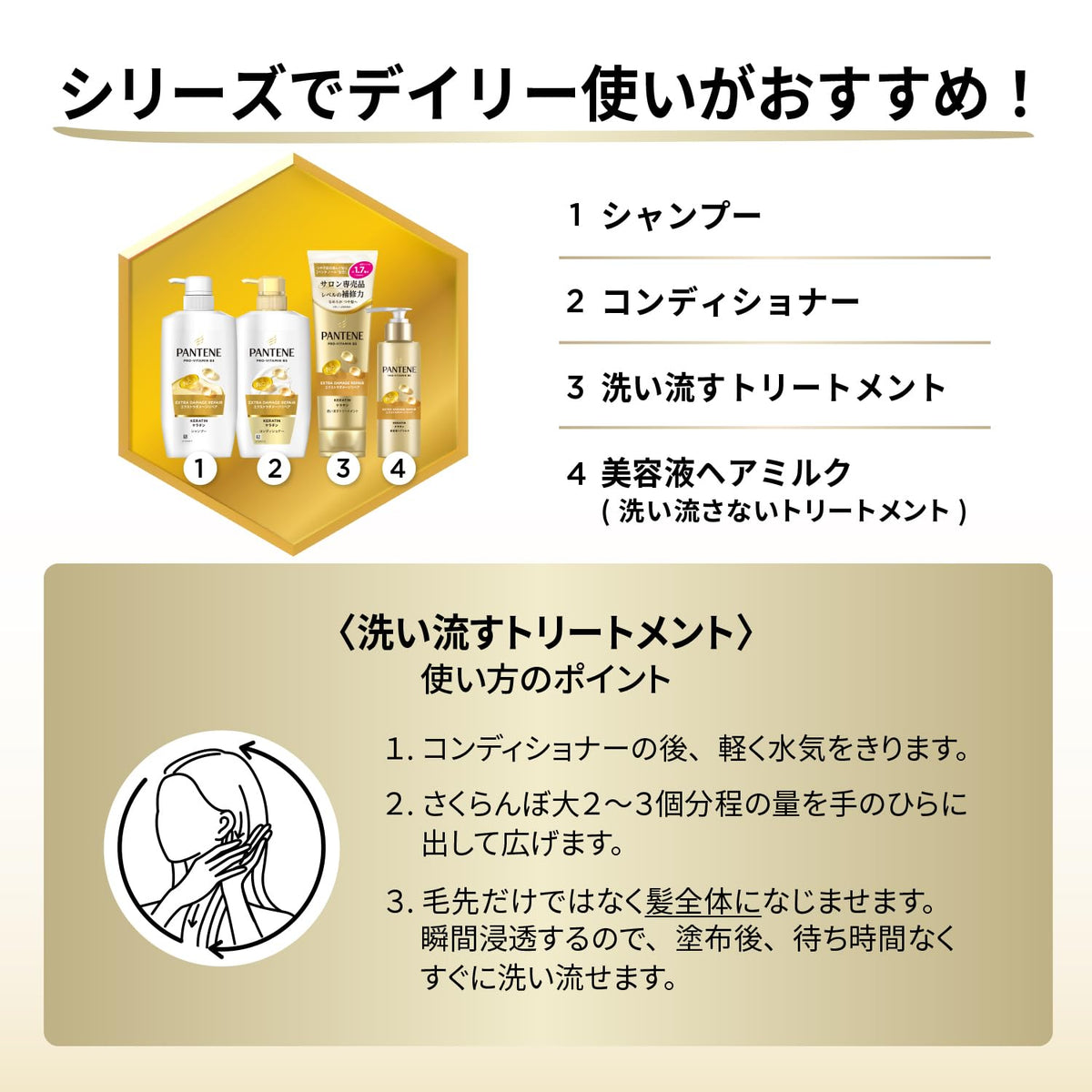 Pantene Soin Capillaire Énergisant Recharges 250mL