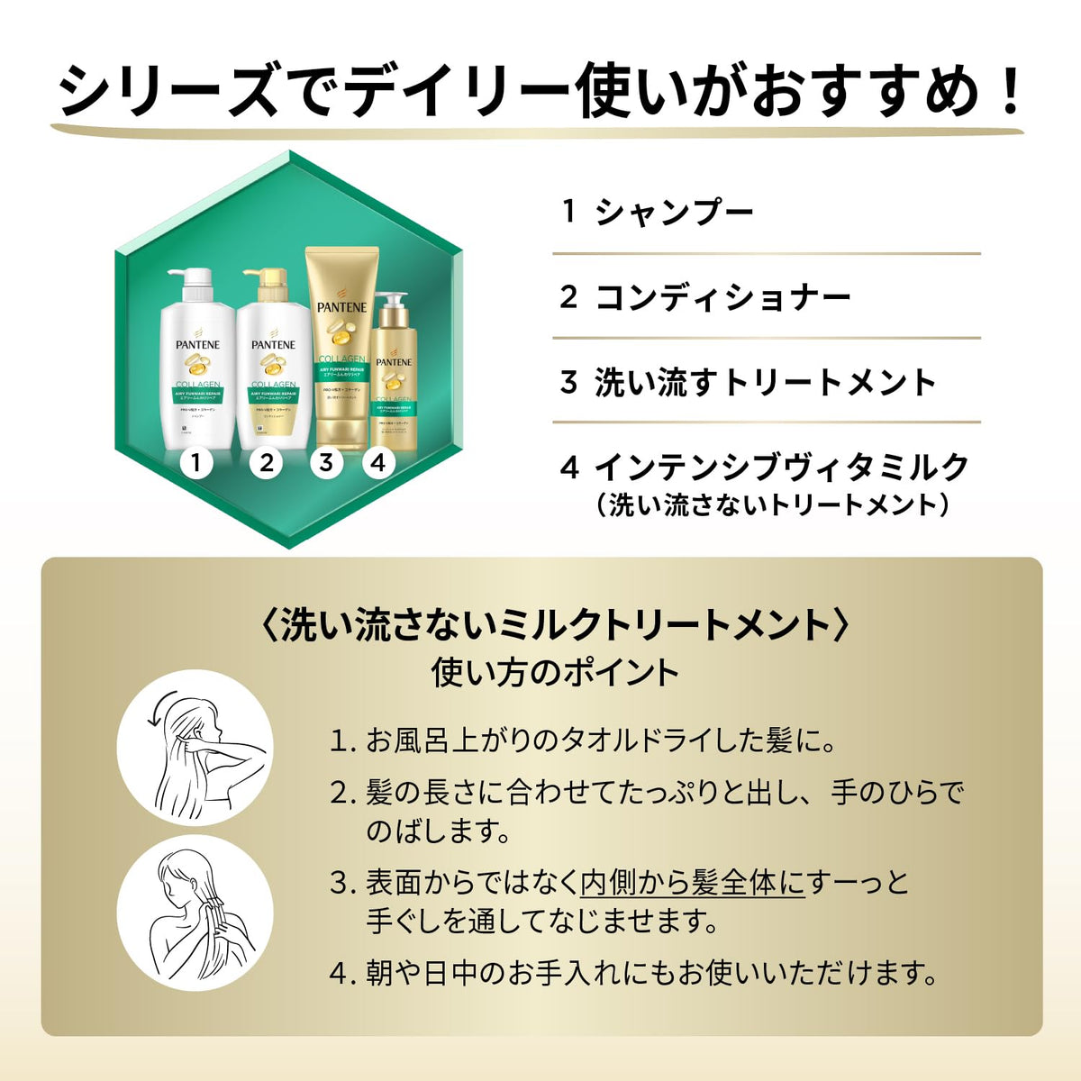 Pantene Après-Shampooing Réparation Aérienne 860g Recharge