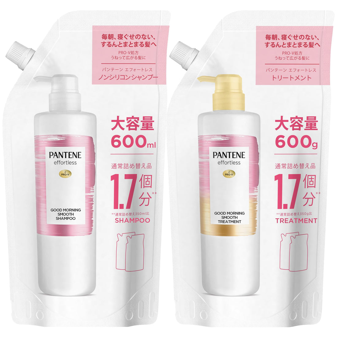 Pantene Effortless Shampoo et Après-Shampooing 600mL 600g
