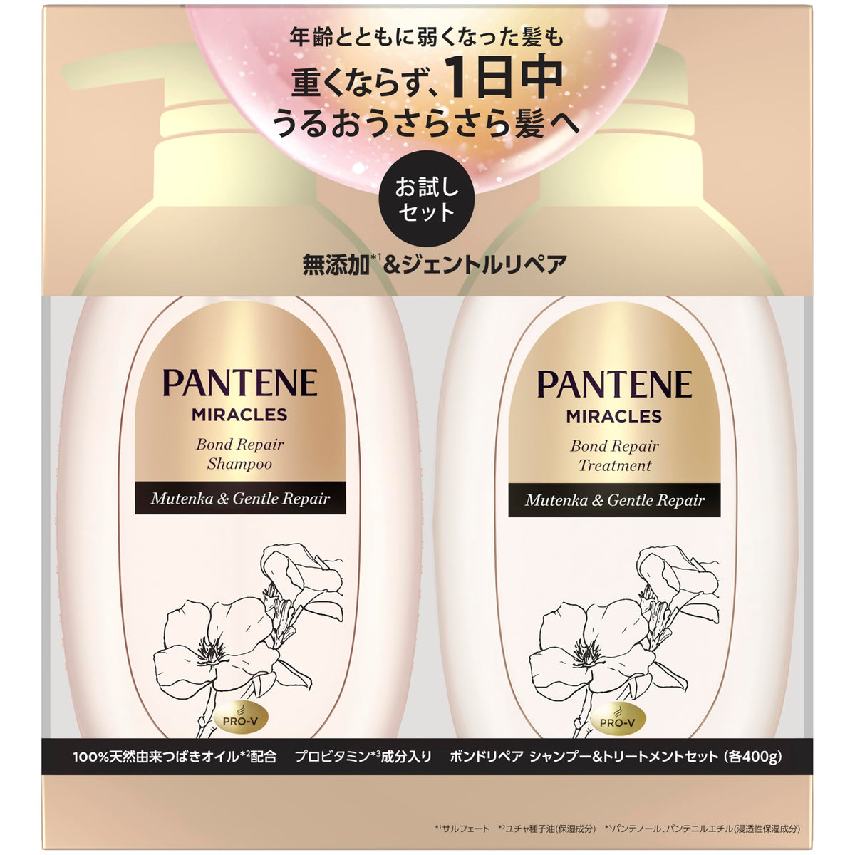 Pantene Shampoo et Après-Shampooing Réparateur Doux 400g