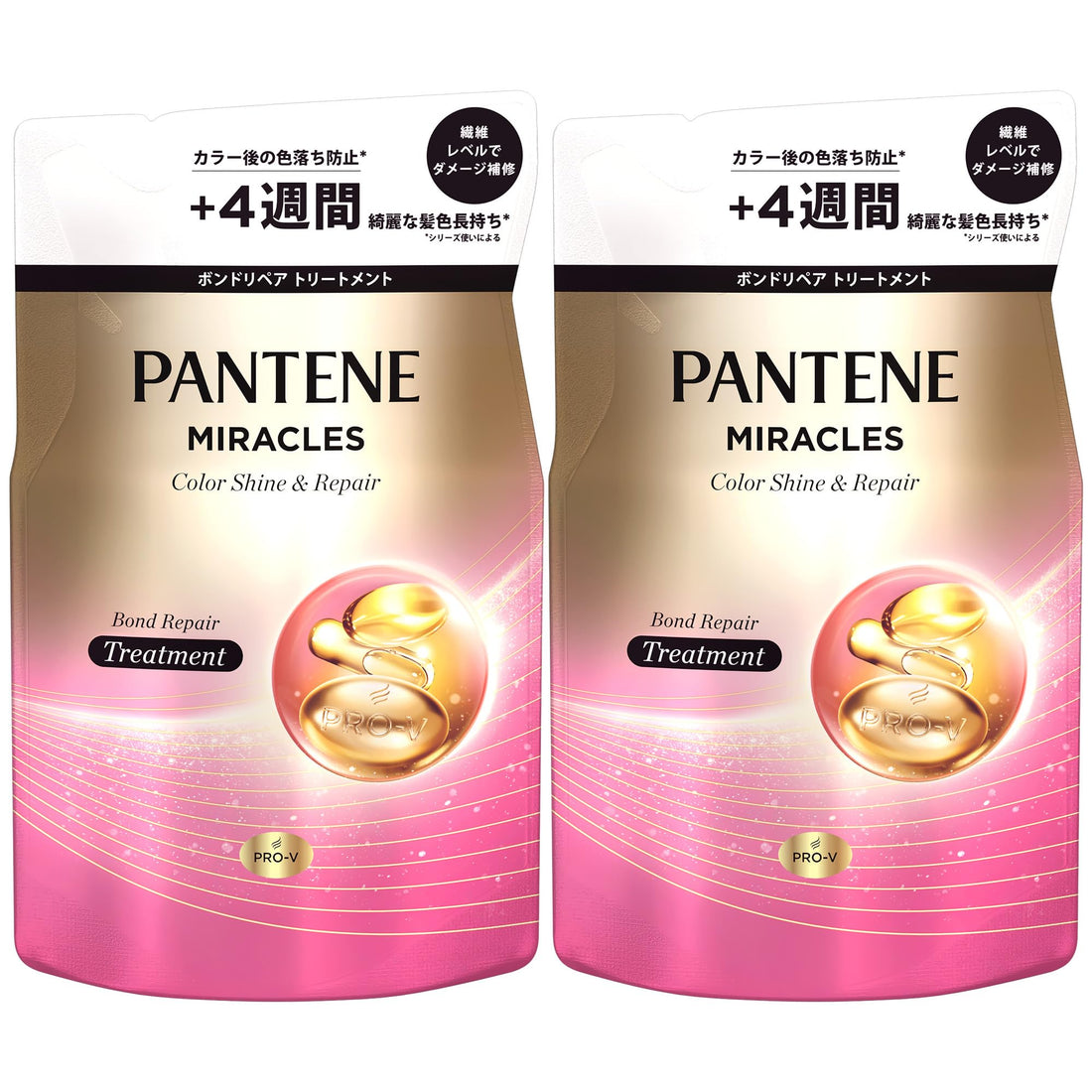 Pantene Miracles Bond Repair Hair Treatment 350g x2 Refill