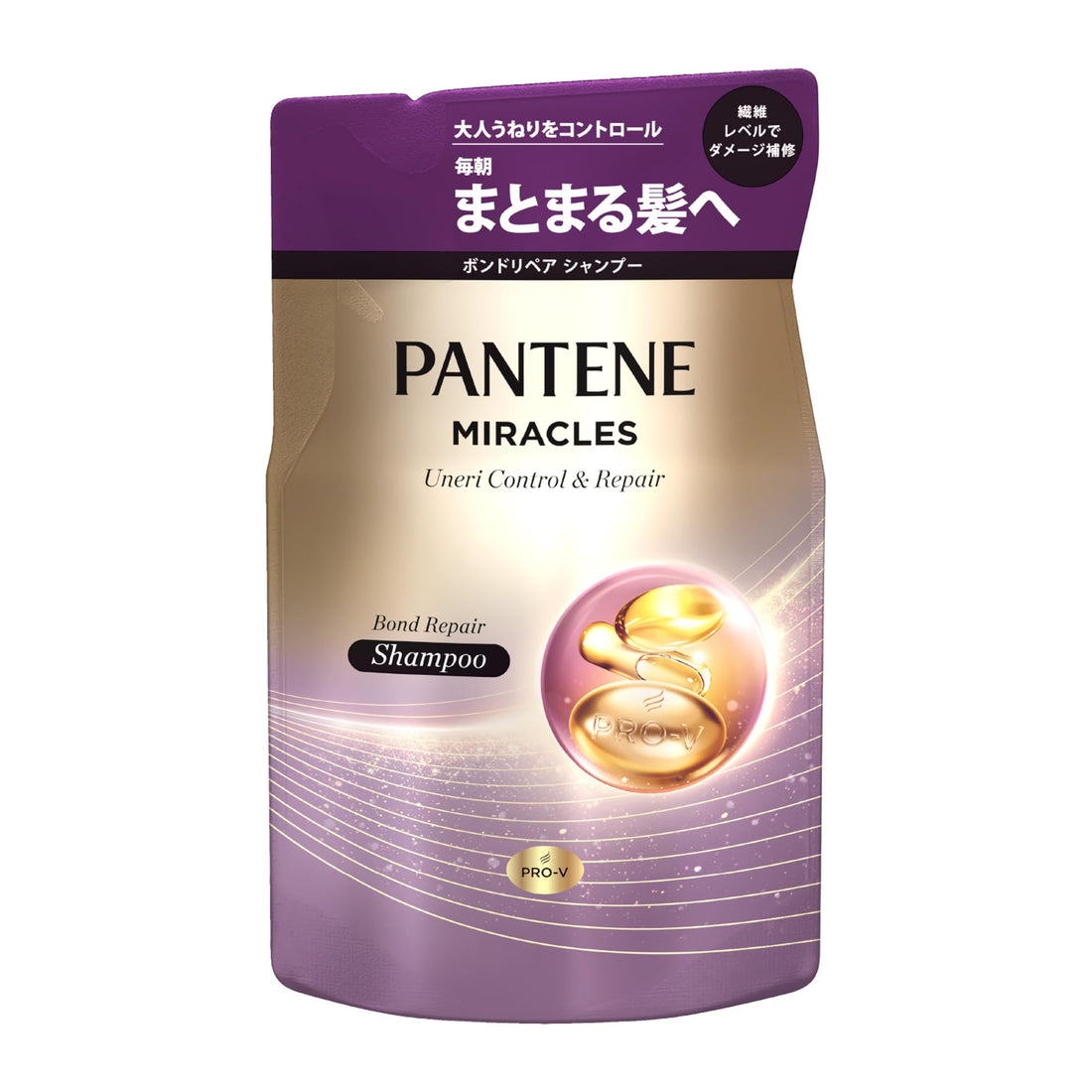 Pantene Miracles Shampoo 350g for Frizz Control and Repair
