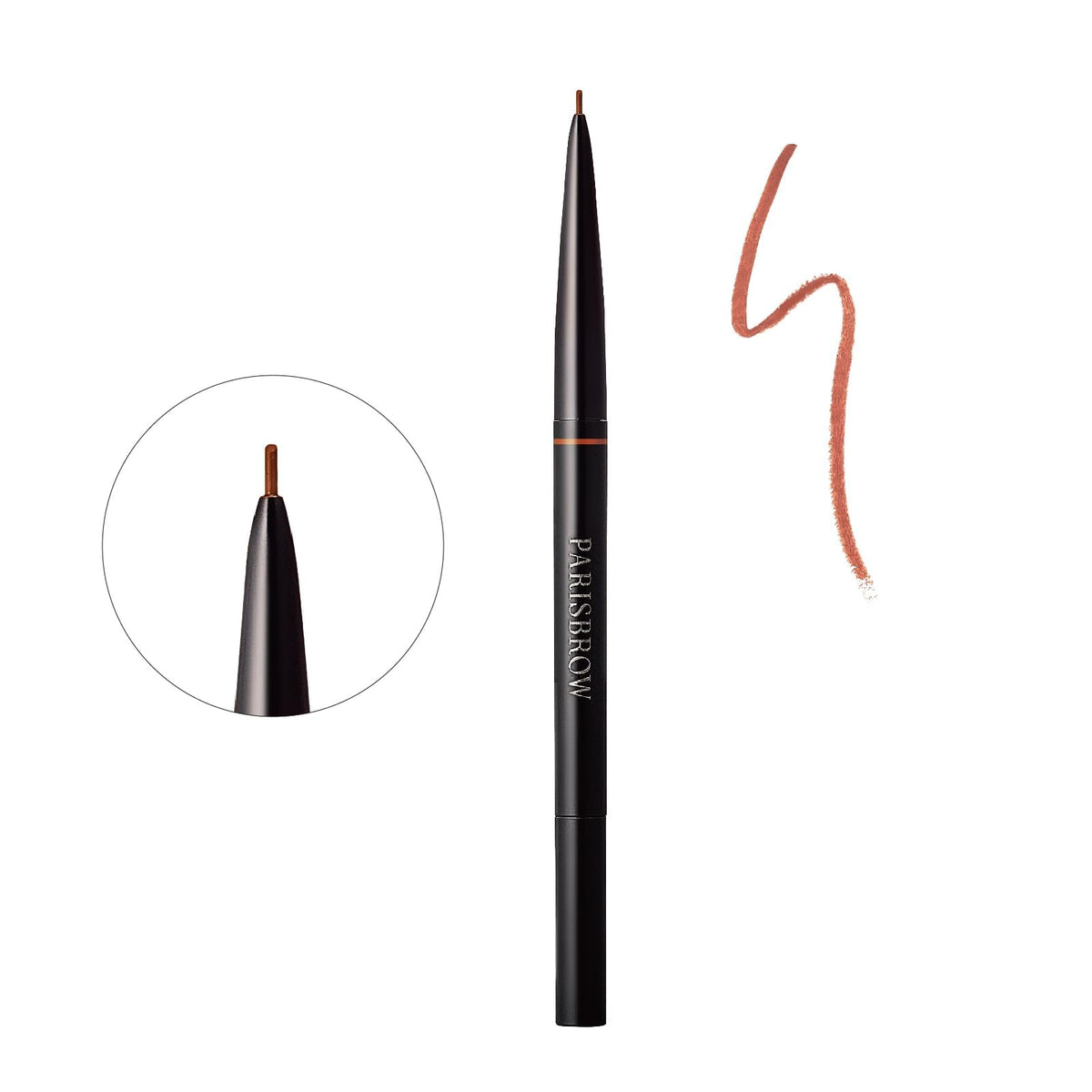 PARISBROW Slim Brow Pencil 03 Terracotta Brown for Effortless Eyebrows