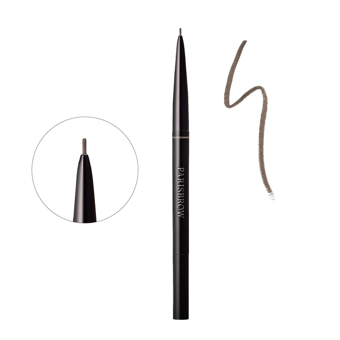 PARISBROW Slim Brow Pencil 02 Olive Gray for Effortless Eyebrow Definition