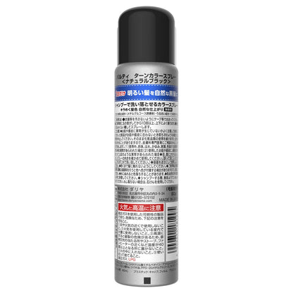 PALTY Spray Colorant Noir Naturel 80g pour Cheveux