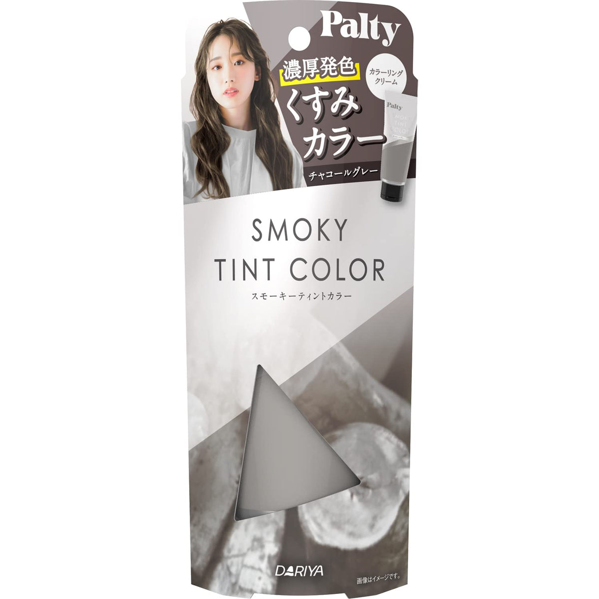 PALTY Smoky Tint Color Charcoal Gray 90g Hair Coloring Cream