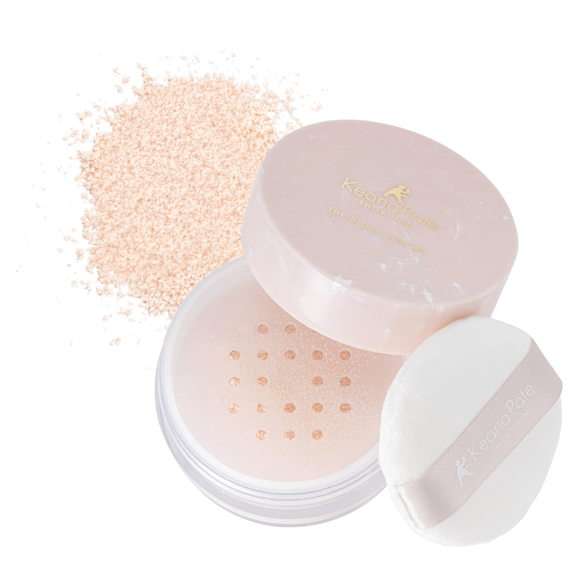 Keana Pate Pore Covering Block Powder in Pink Beige