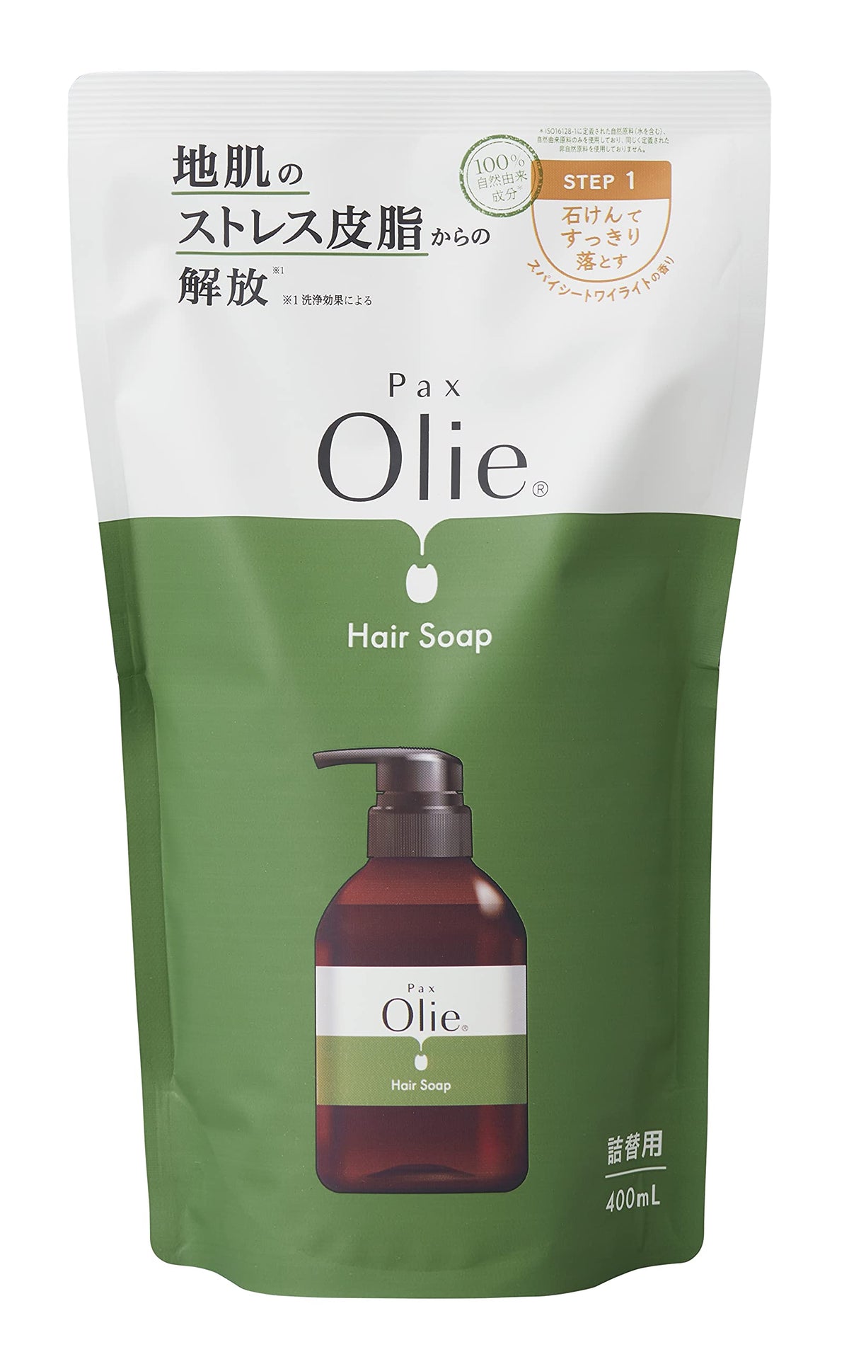 PAX Olie Hair Soap Refill 400ml with Spicy Twilight Fragrance