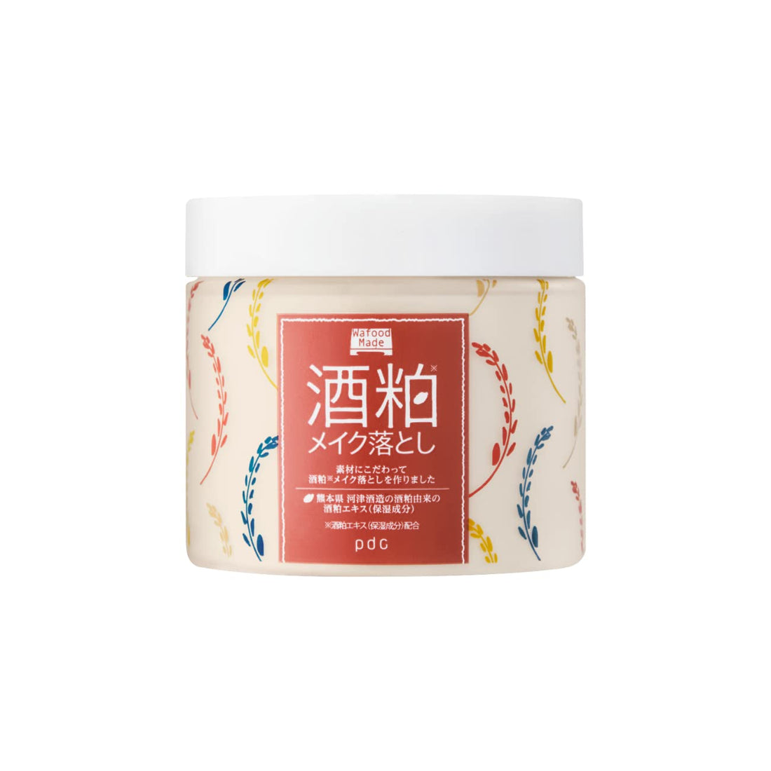 pdc Wafood Made Sake Kasu Makeup Remover 170g for Japanese Skincare