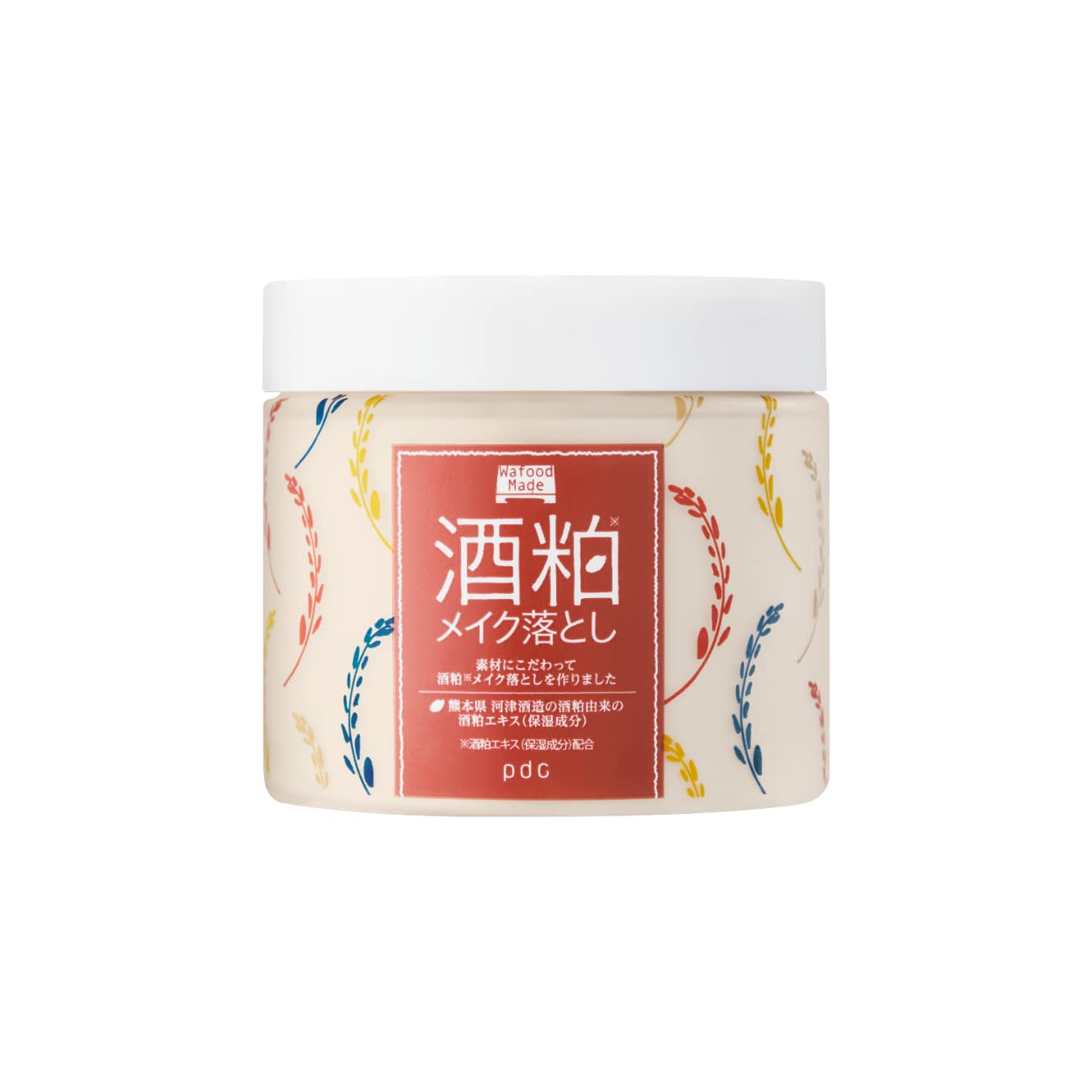 pdc Wafood Made Sake Kasu Makeup Remover 170g for Japanese Skincare