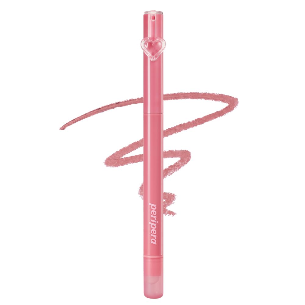 Peripera Puffy Plumping Dew Lip Pencil / Over Lip Lip Pencil, 03 Pink Drizzle