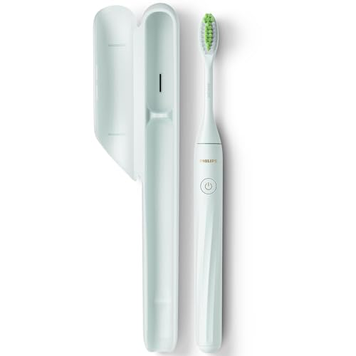 Philips Sonicare Philips One Electric Toothbrush with Compact Travel Case, Mint HY1100/33