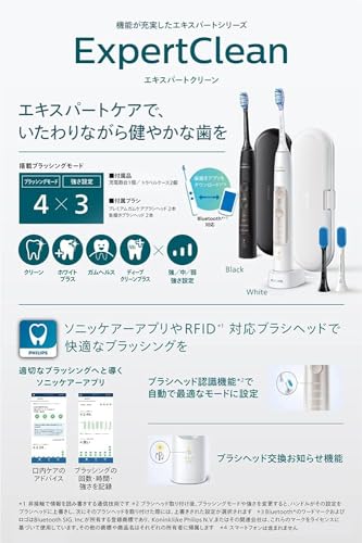 Philips Sonicare ExpertClean Rechargeable Electric Toothbrush 2-Pack