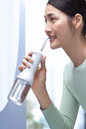 Philips Sonicare Power Flosser 3000 sans fil, irrigateur buccal à jet d’eau en X HX3826/21, blanc