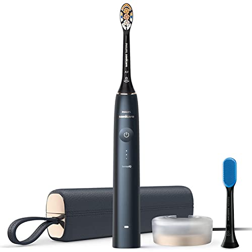 Philips Sonicare 9900 Prestige Electric Toothbrush with Travel Case, HX9992/22, Midnight Blue