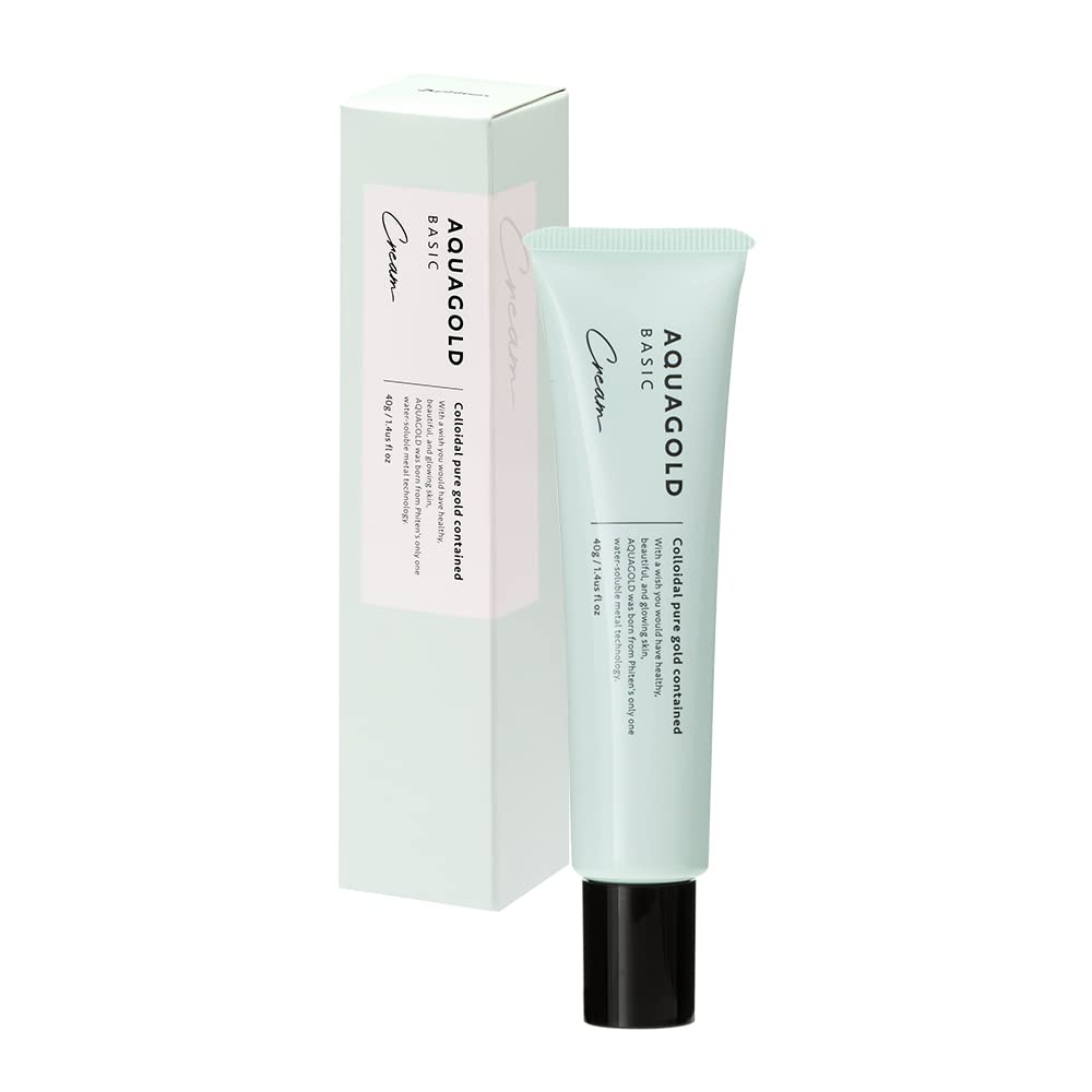 phiten Aqua Gold Cream B Fragrance-Free Moisturizer 40g