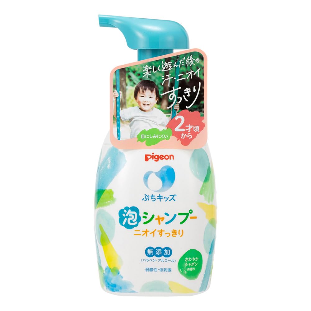 Pigeon Petit Kids Foam Shampoo, Odor-Refreshing, Soap Scent 300ml