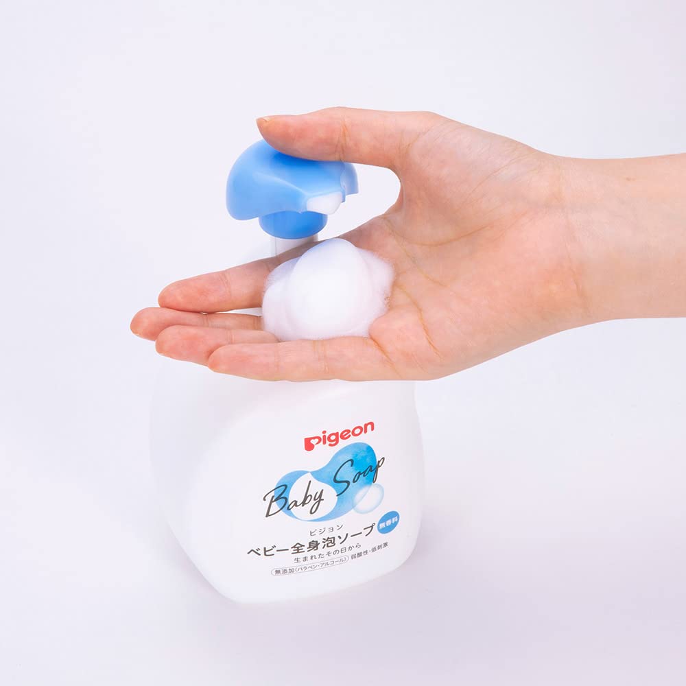 Pigeon Baby Foaming Body Soap 500ml Gentle Cleansing for Infants