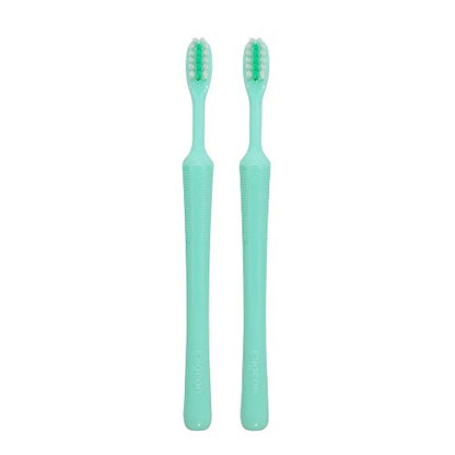 Pigeon Toothbrush for Kids with Wide Head and Curved Neck 2-Pack