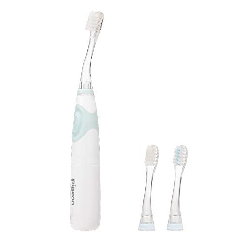 Pigeon Electric Toothbrush for Kids with Sonic Vibration Green